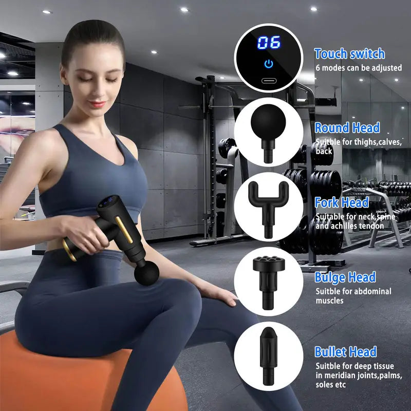 Sports Massage Gun for Full Body Relief – Compact & Powerful