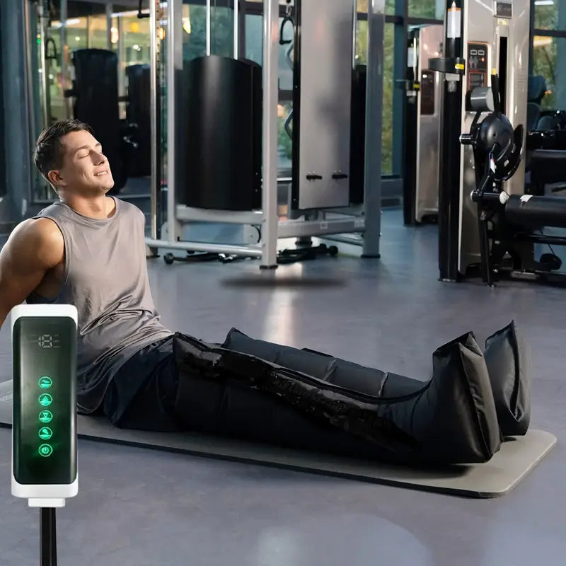Professional Foot Air Massager with Remote – Plug-In Post-Workout Relief